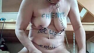 i'm your humiliated office slave licking boots and taking toys from master