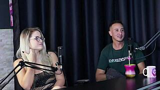 swingers spot couple through sheer lingerie at home party