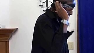 check out this babe sucking big black cock fully clothed