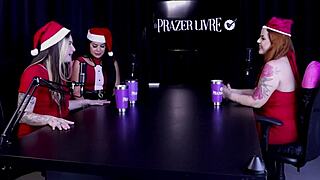 isadora closel pink pussy begs for giant black cock gangbang on sheer red lingerie