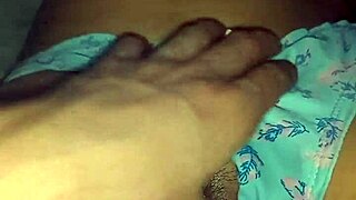 Skinny 18-year-old Brazilian brunette girlfriend oils up in homemade casting