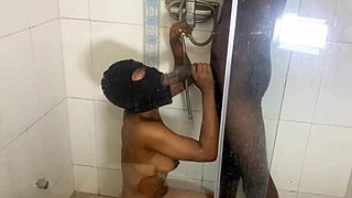 monster bbc fucks her hardcore deepthroat shower moan neighbors horny!