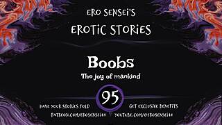 Listen to my erotic boobs audio while I masturbate for your orgasm, real pov tits fetish sesh95