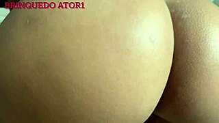 Petite 18+ midget's big ass bends for outdoor doggystyle with bbc