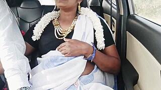 Hot Desi Bhabi Car Fucks Husband's Brother! Cute Indian Dirty Talk Romance Ride