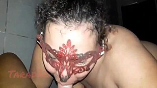 fat latina bbw deepthroats hairy pussy massage then orgasms on big tits