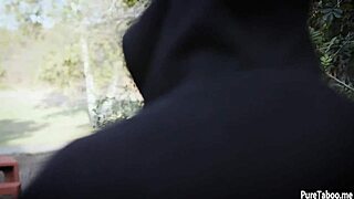 WOW! Cute busty teen gf hammered hard by ebony boyfriend's massive slender cock!