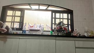 you seeing this? flashing my panties while washing dishes at father-in-law's house?