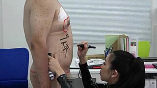 Japanese Mistress Aoi Facesits Submissive in Office with Ponytail