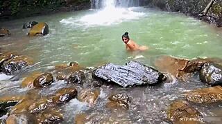 Morbidly Curvy Silvana Lee Masturbates Naked by River