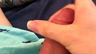 sexy stud's hard cock gets ridden wild by eager babe