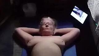 Sexy BBW Stretches Naked in Yoga Poses Before Intense Orgasm Jack Off