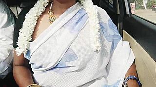 Hot Desi Bhabi Car Fucks Husband's Brother! Cute Indian Dirty Talk Romance Ride