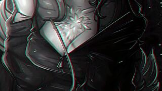 Perra domina whispers erotic joi to make you throb with her furry tits