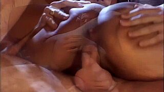 Black Dude Ruins Panties Creampieing Her Tight Cunt Hard