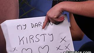 wanna see hot honey swallow jizz after blowbang facial cumswap every drop?