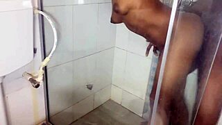 monster bbc fucks her hardcore deepthroat shower moan neighbors horny!