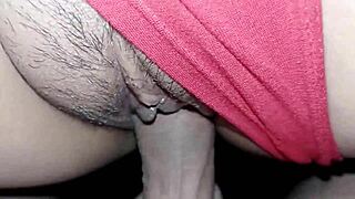wanna see this horny stepdaughter unwrap her xmas pussy gift early?