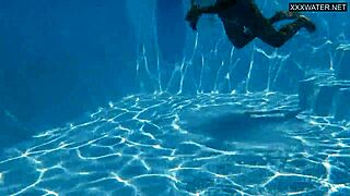 Angelica Heart's Big Tits and Tight Pussy in Pool Bathing