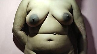 north indian girlfriend shows off her big natural tits first time