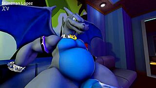 wanna see this shemale's huge cock stuff that big ass deep?