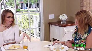 curious teen fucks stepbrother learning taboo big cock pussy pounding