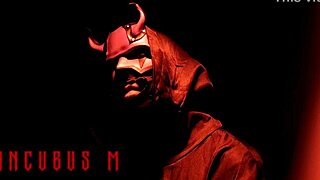 Incubus m cosplay solo masturbation in seductive costume tease
