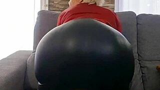 come check out my huge fat ass stuffed in this tight leather skirt and lingerie panties