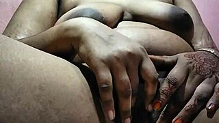 north indian girlfriend shows off her big natural tits first time