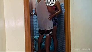 Amateur Pinay Senior High Best Friend Flashes Tits Ass in Public Outdoor POV Sex