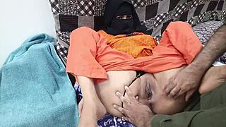 Pakistani Hijab Student Tempted by Tuition Teacher's Touch