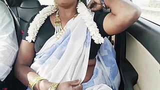 Hot Desi Bhabi Car Fucks Husband's Brother! Cute Indian Dirty Talk Romance Ride