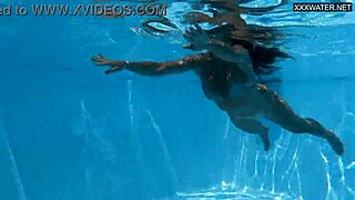 Angelica Heart's Big Tits and Tight Pussy in Pool Bathing