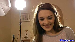 hey check this classy eurobabe riding that old british cock pov style