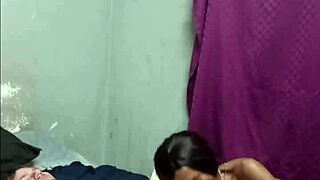 Heartfelt Ebony Teen Sucks Small Cock Then Takes Petite Pussy Pounding