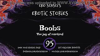 Listen to my erotic boobs audio while I masturbate for your orgasm, real pov tits fetish sesh95