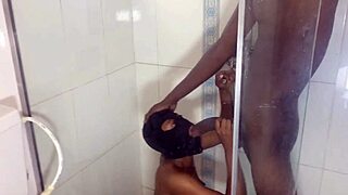 monster bbc fucks her hardcore deepthroat shower moan neighbors horny!