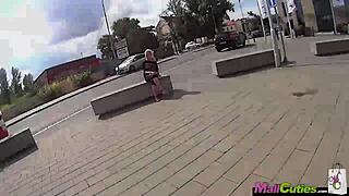 Blonde Czech Amateur Cheats on Boyfriend with Public Mall Fuck