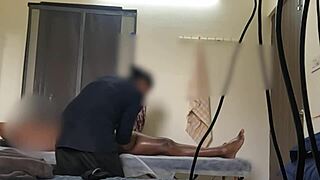 Finally, that Thailand spa lady strokes my throbbing dick to explosion!