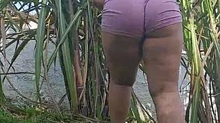 wanna see me flash my big ass bent over ready for deep penetration like this? 😈