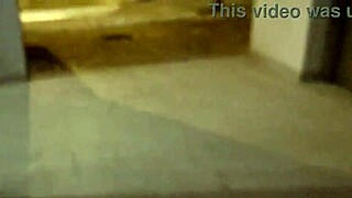 Stranger, bend over at train station for public creampie doggystyle pounding?