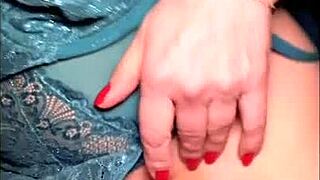 she cheats on hubby with bbc stretching her shaved milf pussy close up moaning loud