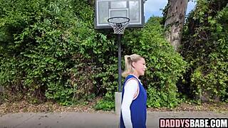 stepdad coaches stepdaughter basketball then pounds her tight pussy
