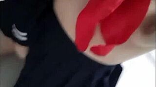 Cute Teen Whore Flashes Tiny Tits Teasing Hard!