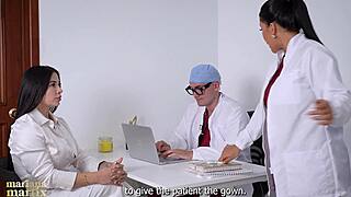 Marianas anatomy chapter iv pap smear turns rough threesome hospital fuck with mariana martix papi rodriguez silvana lee bareback big cocks
