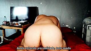 Intriguing bareback twist as young guy takes on the heavier dude raw