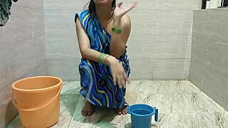 Stepmom Fucks Stepsons Cock Deep While Cleaning Clothes