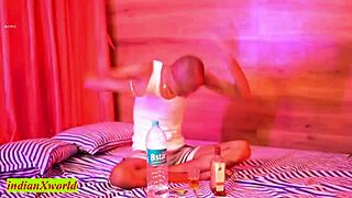 What if cute Indian girl's romantic one-night hardcore with friend turned wild?