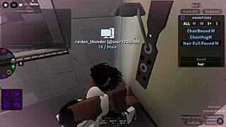 wanna fuck this slut hard in roblox too? add me or dm for a call