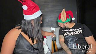 hotwife's curvy latina ass bent over for best friend's doggystyle pounding